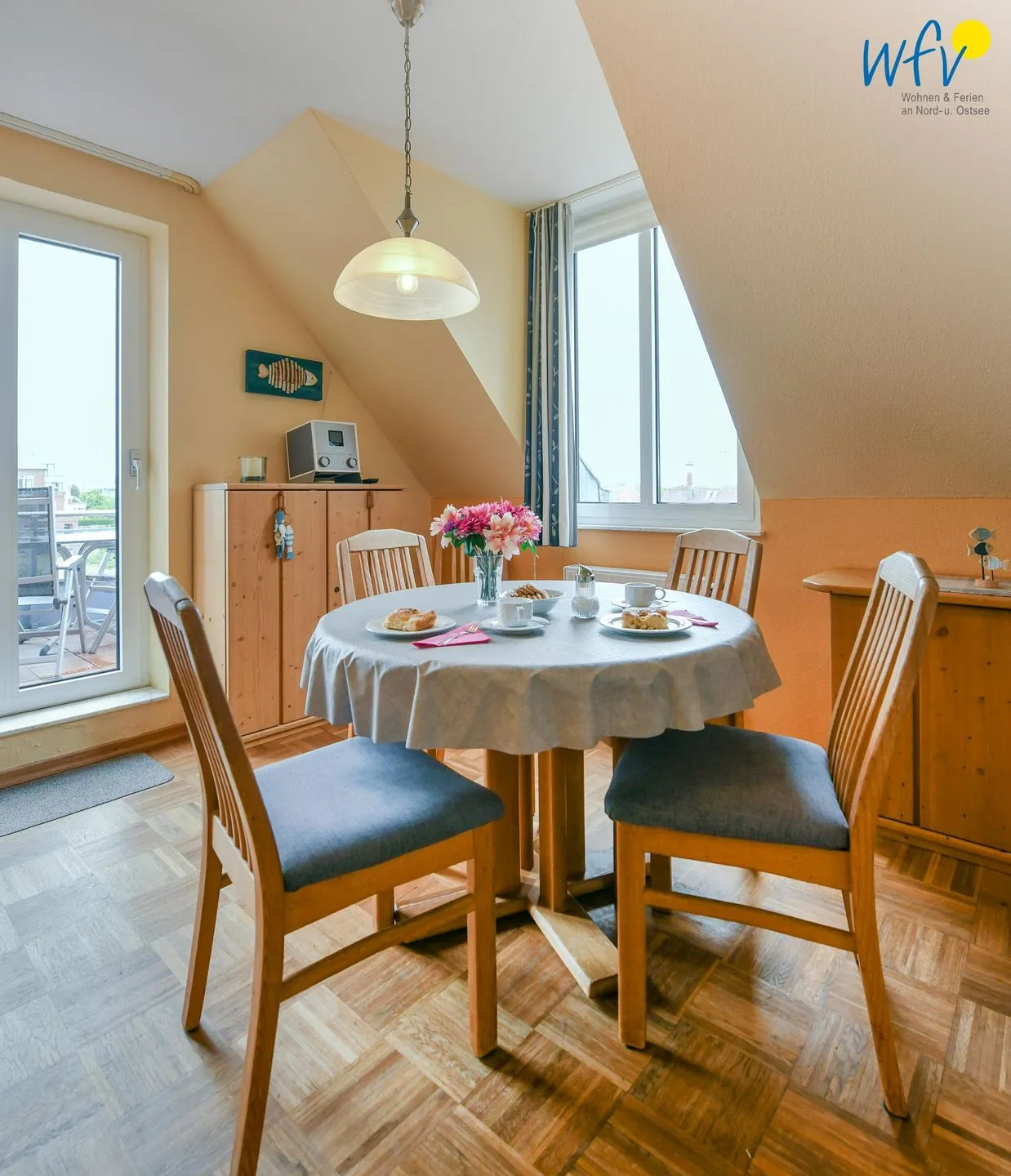 Haus Dünenblick Ferienwohnung 20 Wangerooge - Wohnzimmer