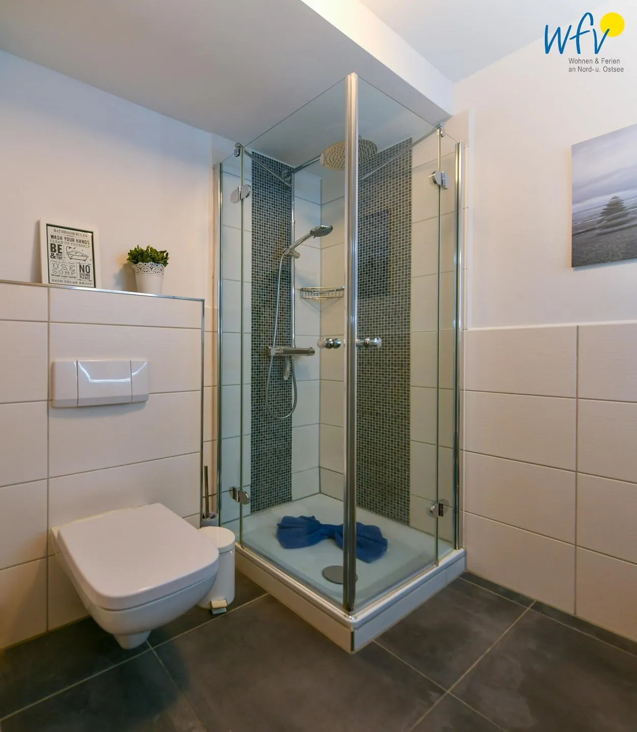 Haus Dünenblick Ferienwohnung 20 Wangerooge - Badezimmer
