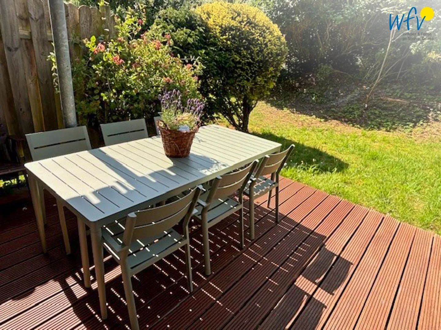 Ferienhäuser Jadehörn Ferienhaus Dünen Hus Wangerooge - Terrasse