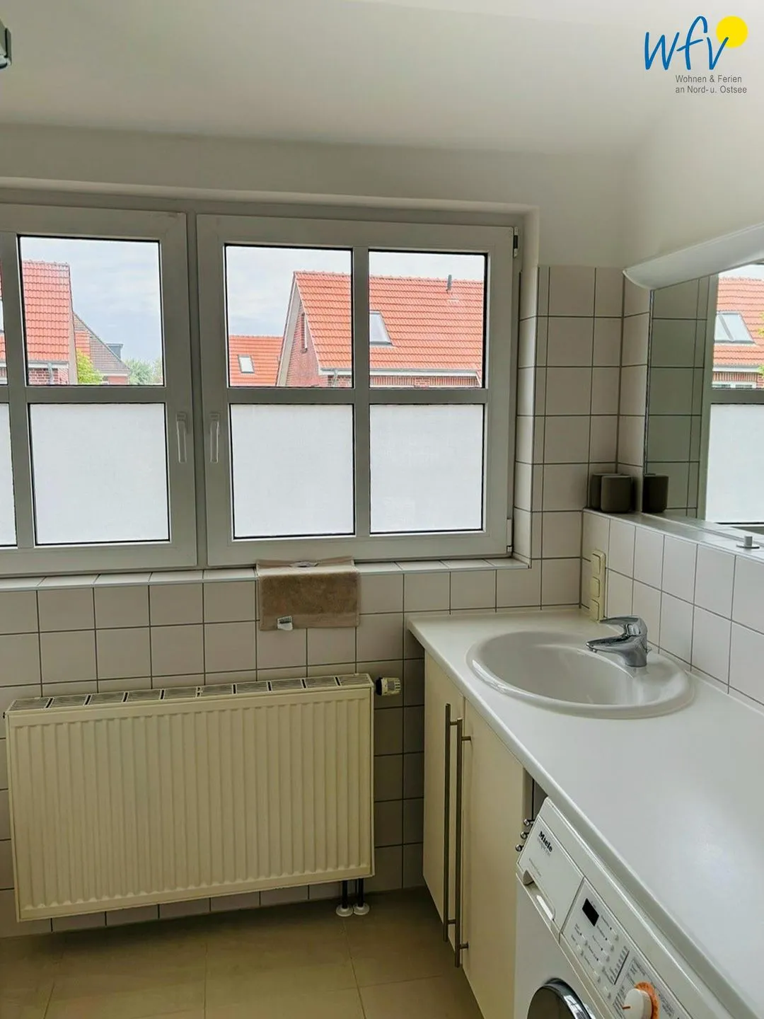 Ferienhäuser Jadehörn Ferienhaus Dünen Hus Wangerooge - Badezimmer