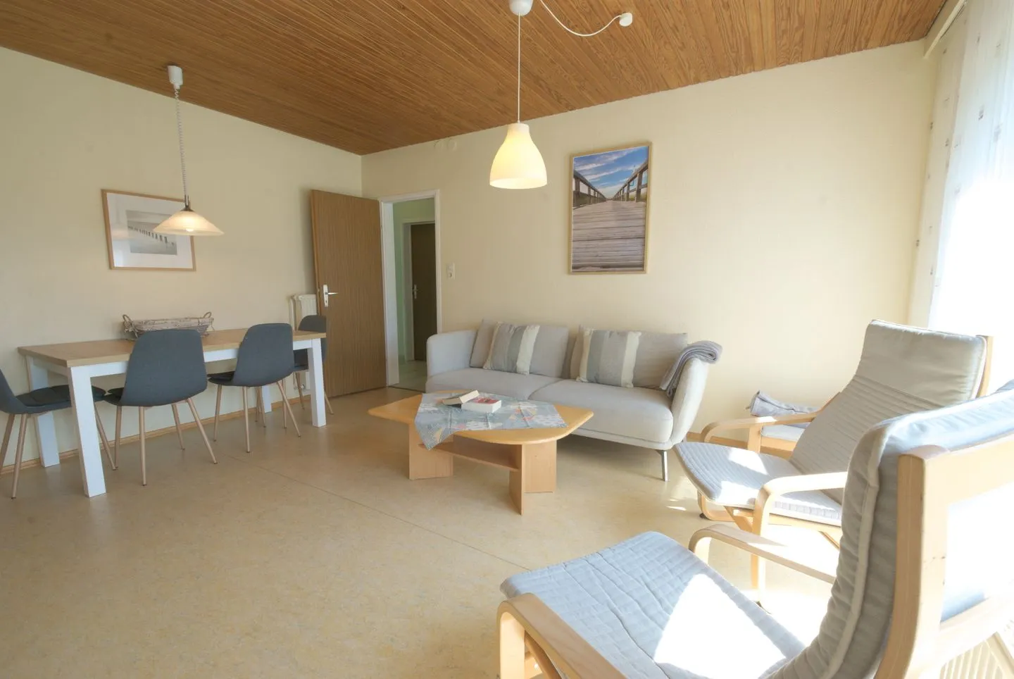 Ferienhaus Yogi Norddeich - Wohnzimmer