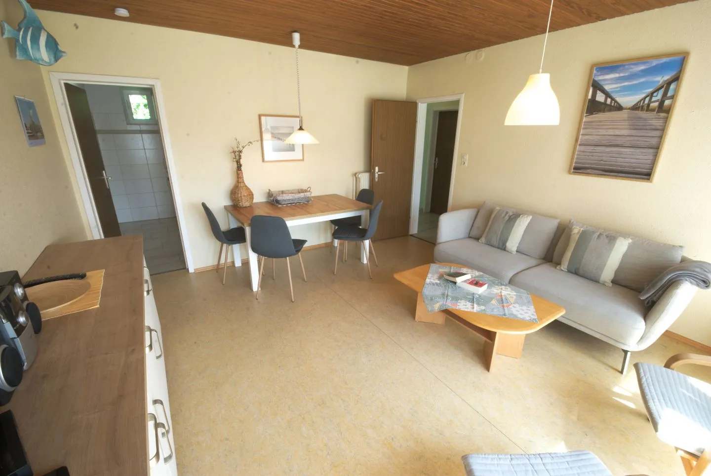 Ferienhaus Yogi Norddeich - Wohnzimmer