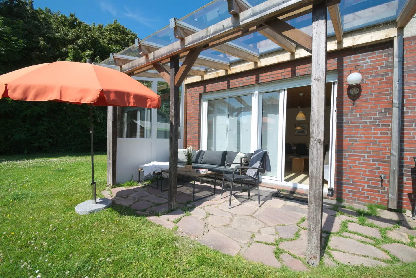 Ferienhaus Yogi Norddeich - Terrasse