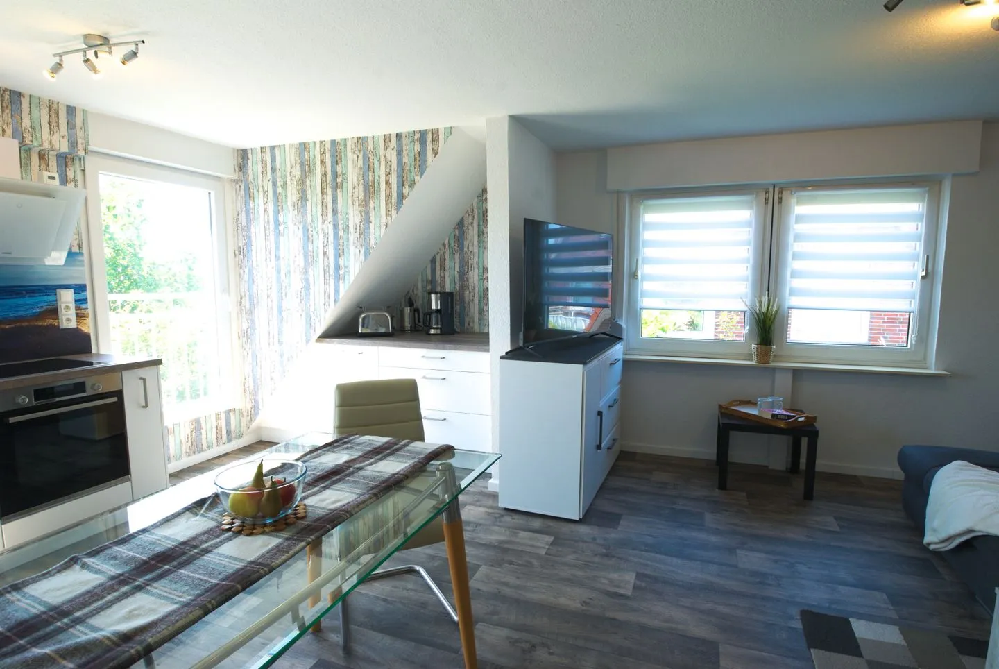 Ferienwohnung Strandzeit Norddeich - Küche / Küchenzeile