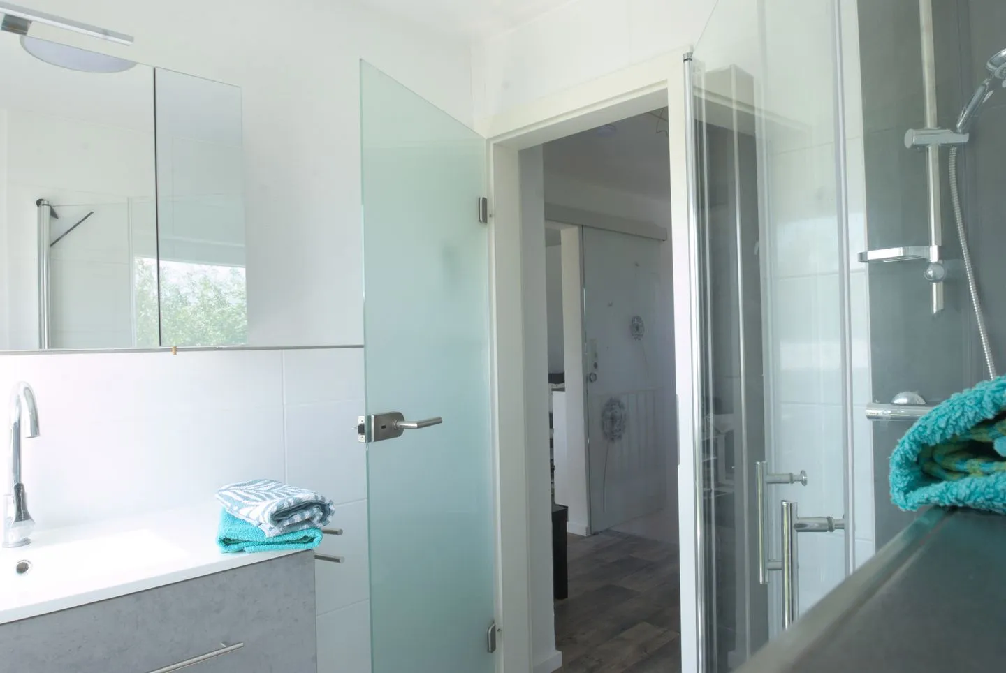 Ferienwohnung Strandzeit Norddeich - Badezimmer