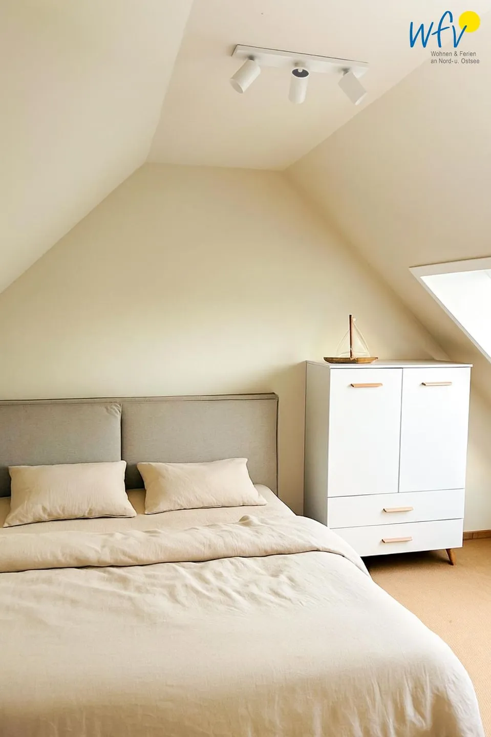 Ferienhäuser Jadehörn Ferienhaus Dünen Hus Wangerooge - Schlafzimmer