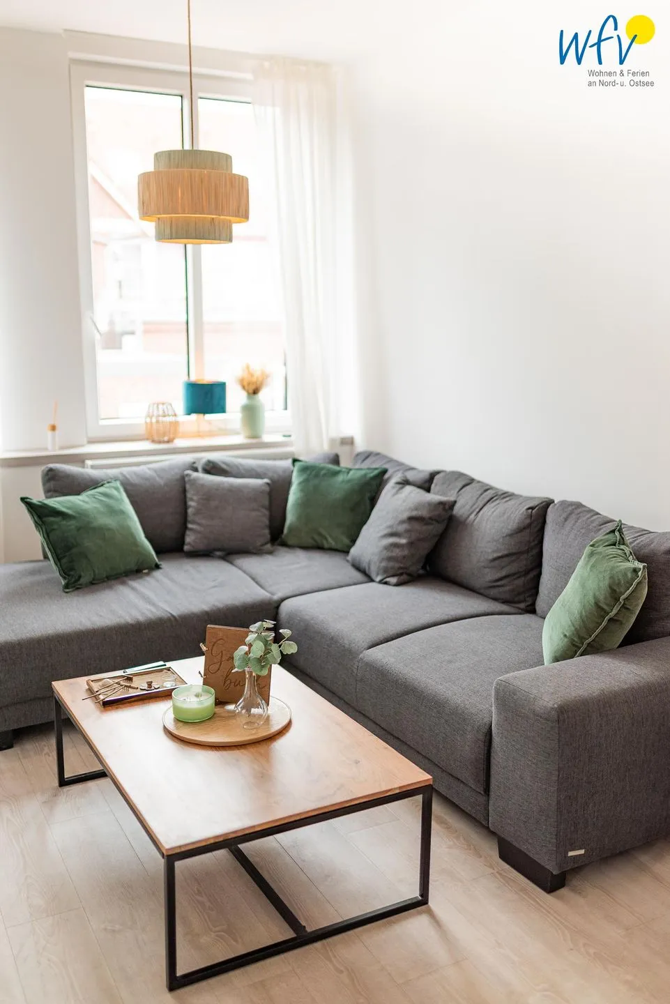 Haus Hummer Köbes Ferienwohnung Paul Juist - Wohnzimmer