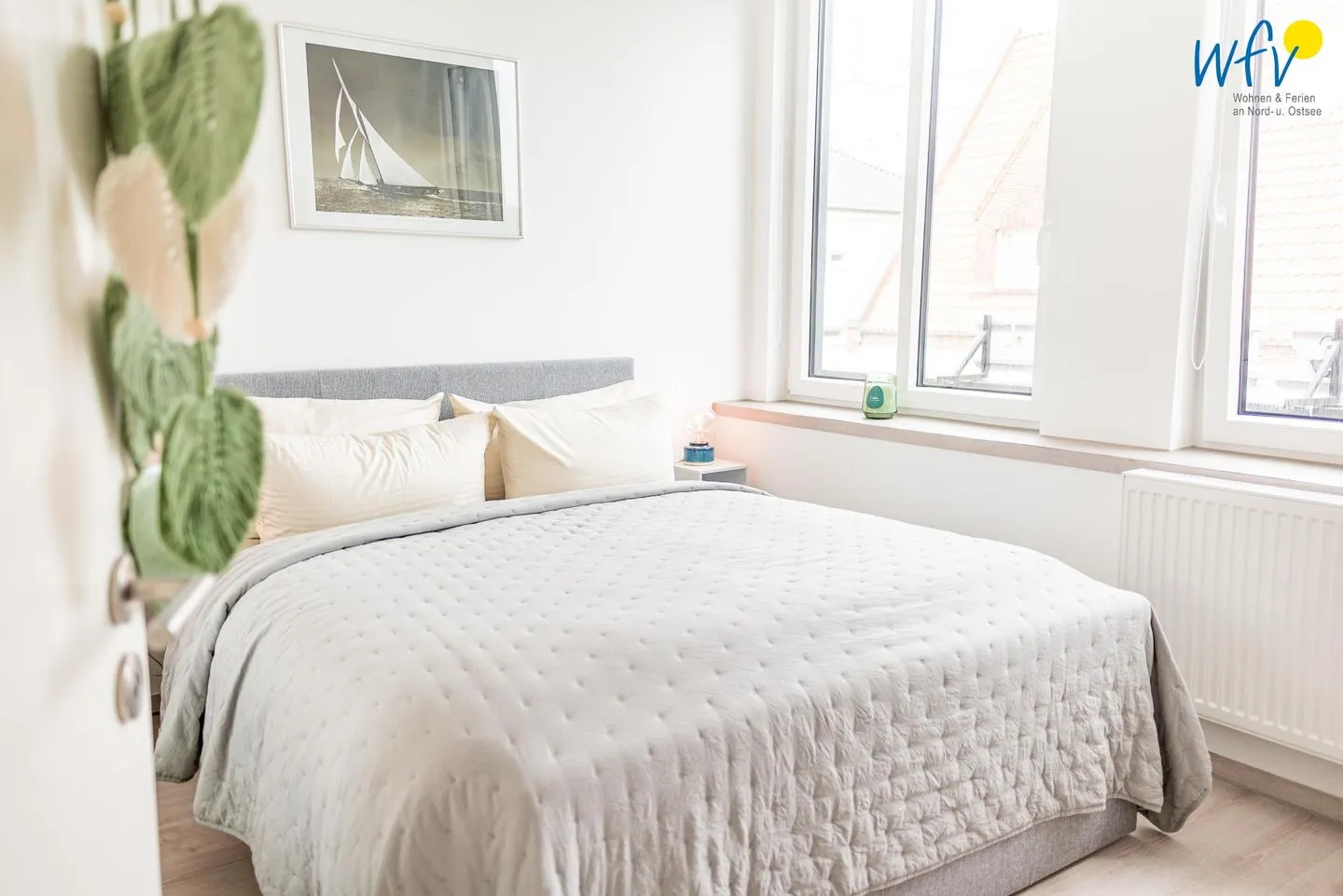 Haus Hummer Köbes Ferienwohnung Paul Juist - Schlafzimmer