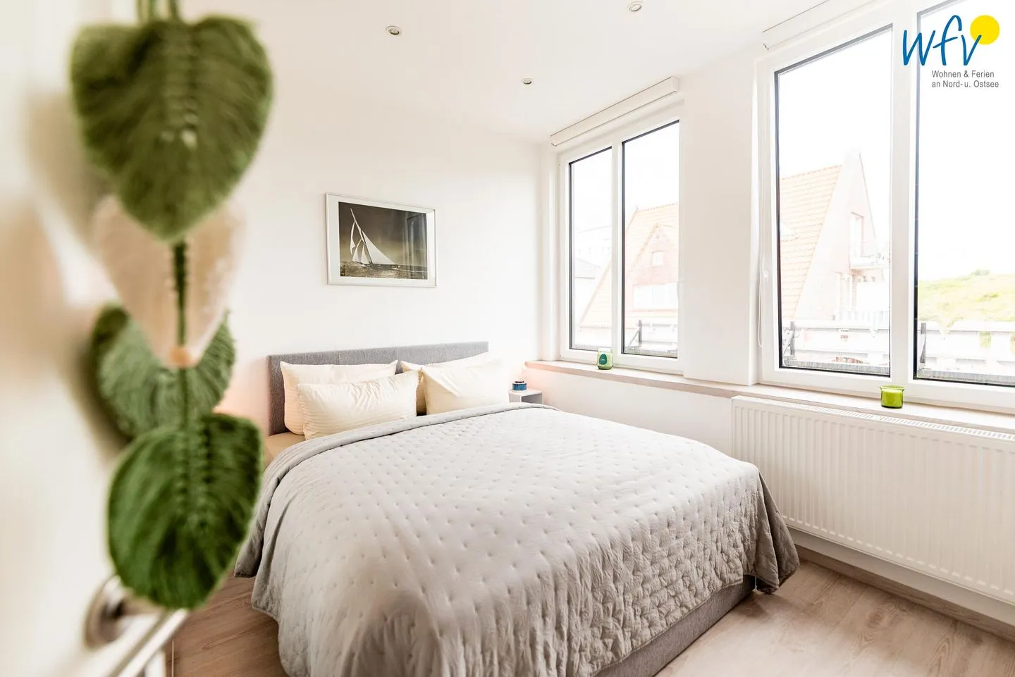 Haus Hummer Köbes Ferienwohnung Paul Juist - Schlafzimmer