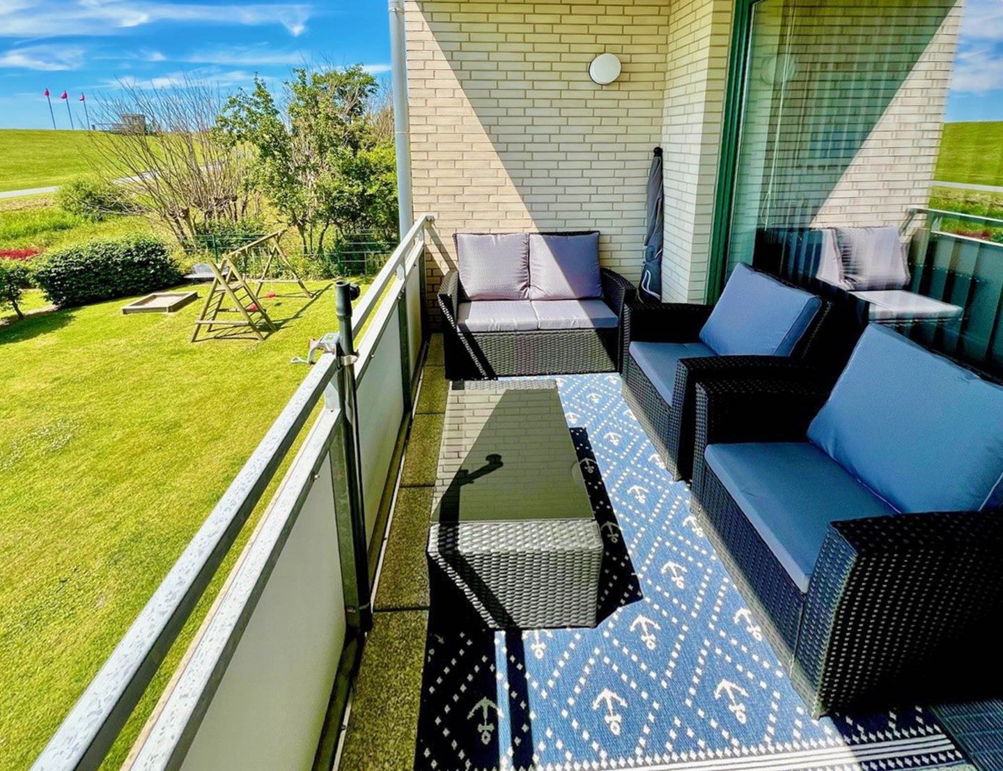Seewärts Wohnen, Whg. 15, Balkon