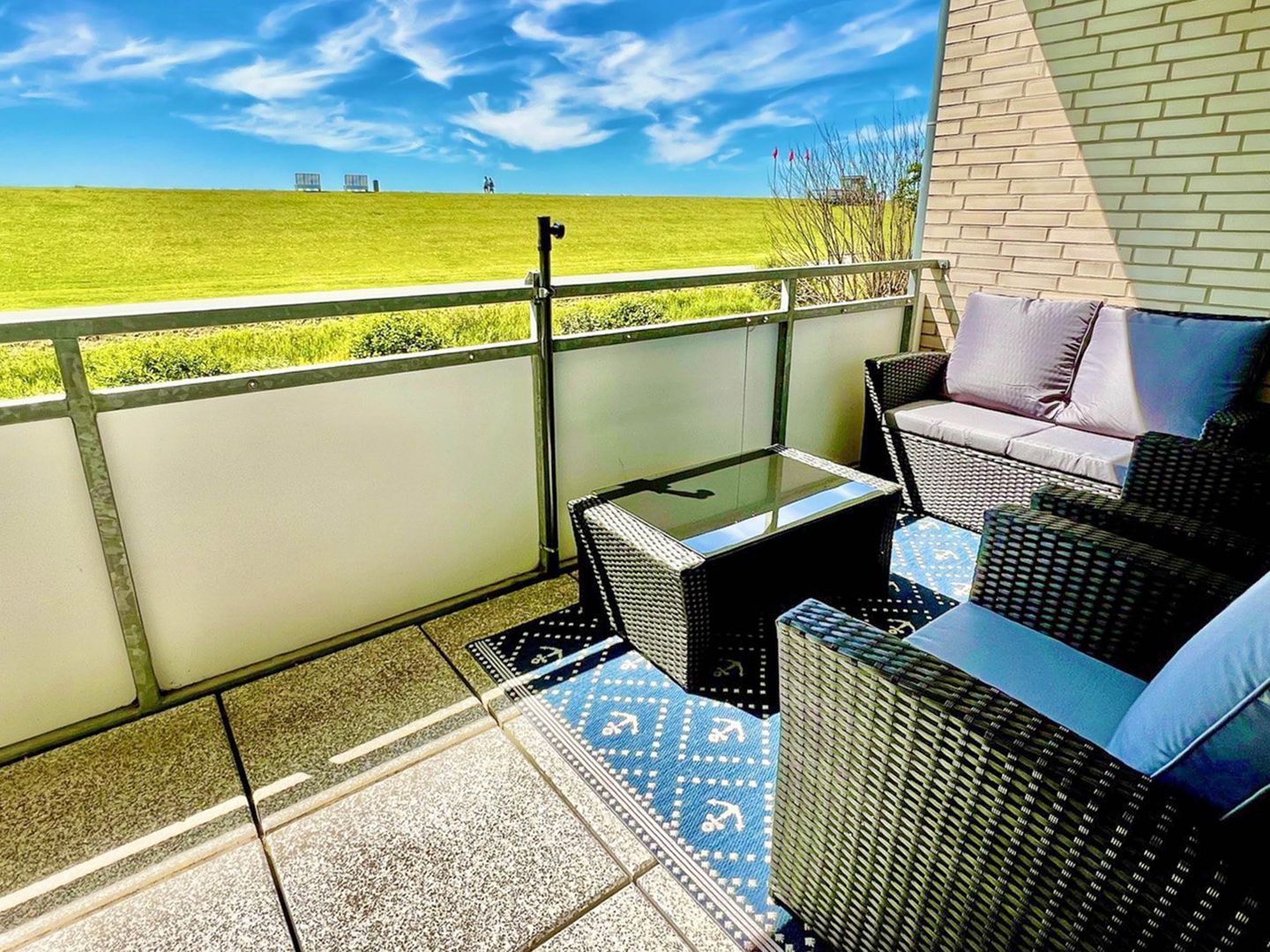 Seewärts Wohnen, Whg. 15, Balkon