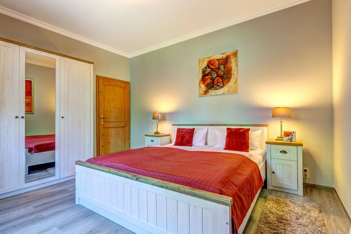 Haus Seeadler, Whg. Kranich Zinnowitz - Schlafzimmer