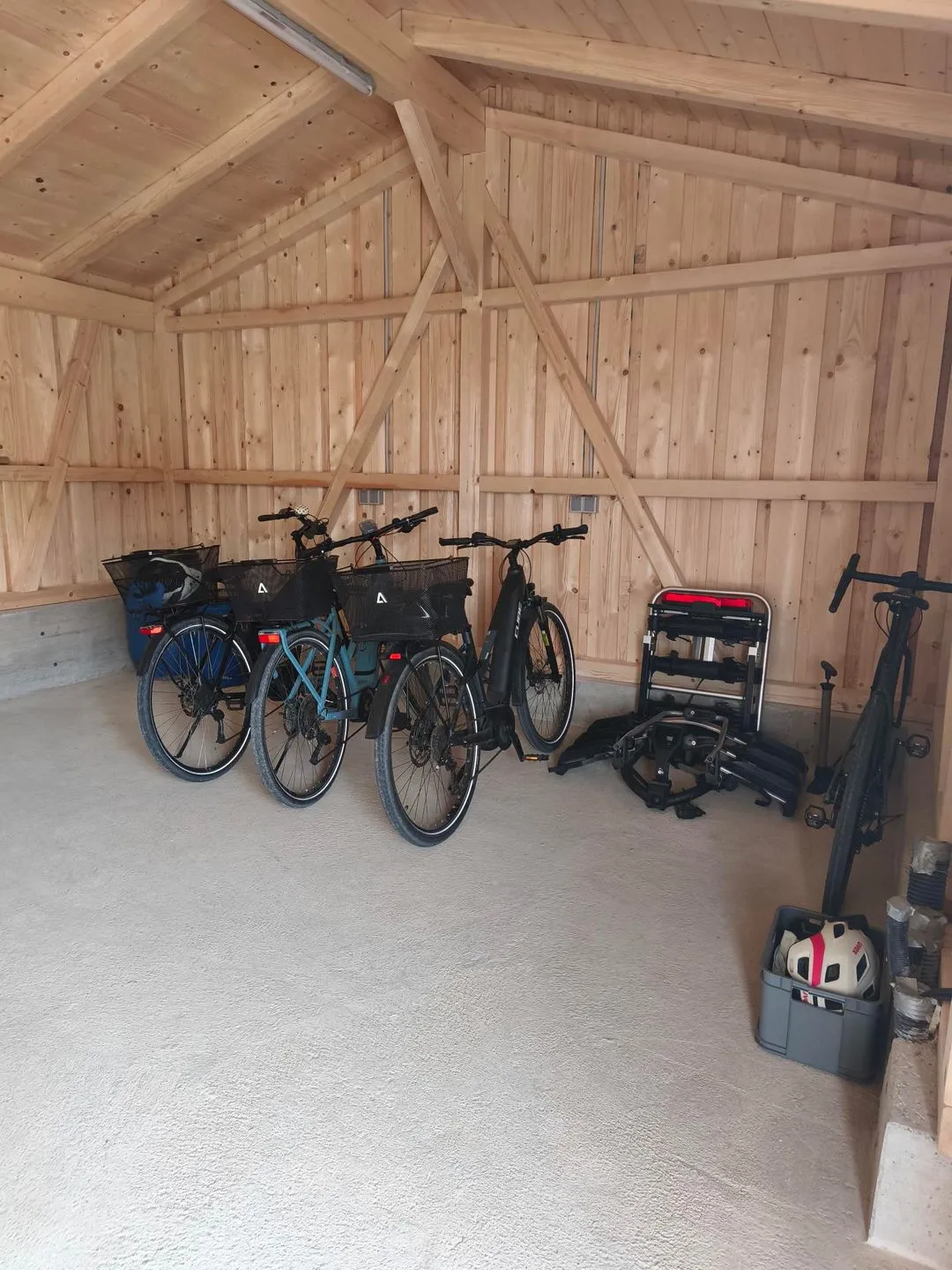 Waldromantik - Feriendorf Via Claudia Haus 75 Lechbruck am See - Unterstellmöglichkeit Fahrräder
