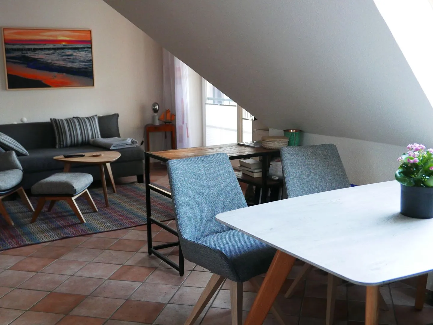 Störtebekerstraße 9 - Wohnung 6 Ostseeheilbad Zingst - Wohnbereich mit Essecke