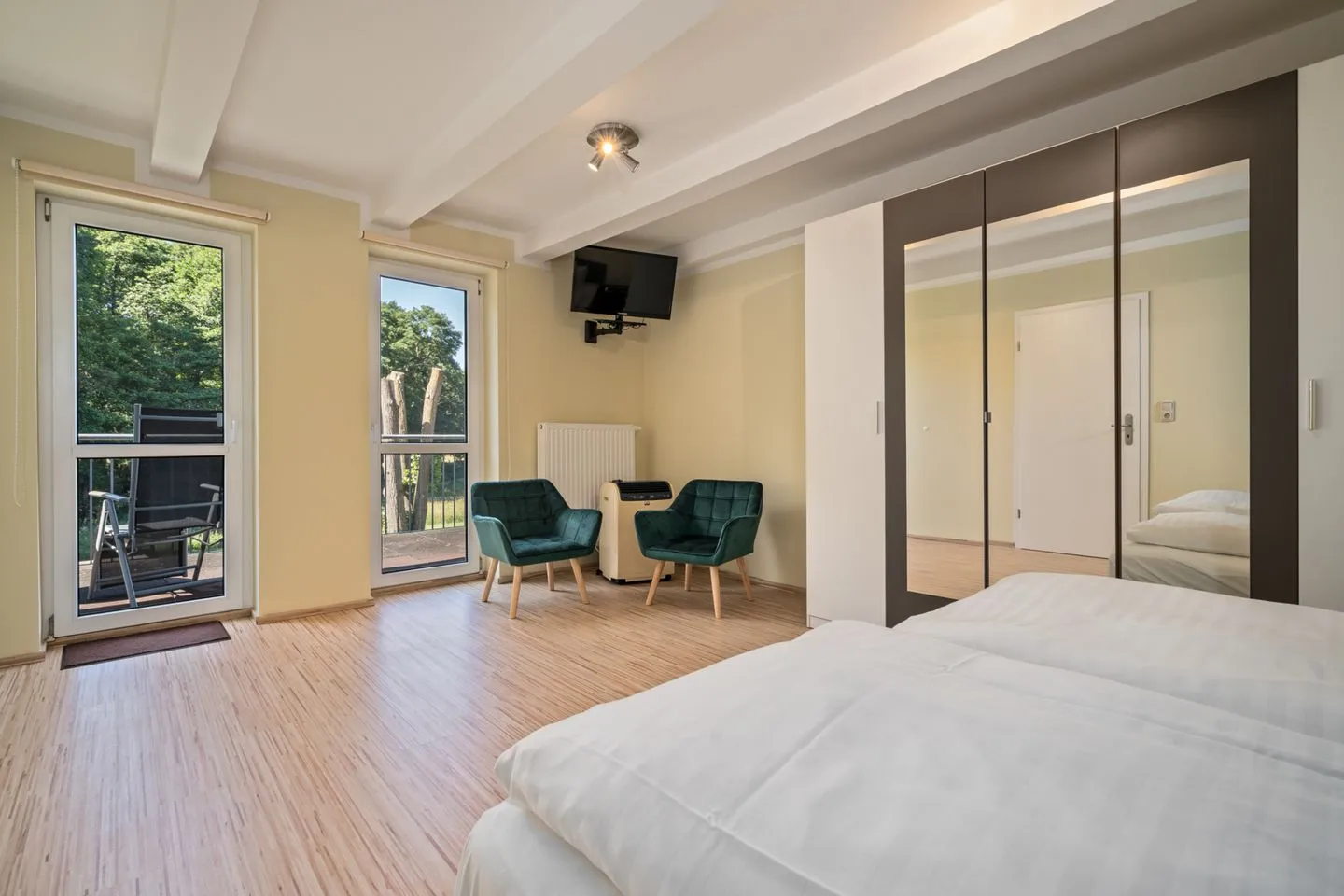 Träumerei Alt-Schwerin - Einfamilienhaus Träumerei Alt Schwerin Schlafzimmer 2