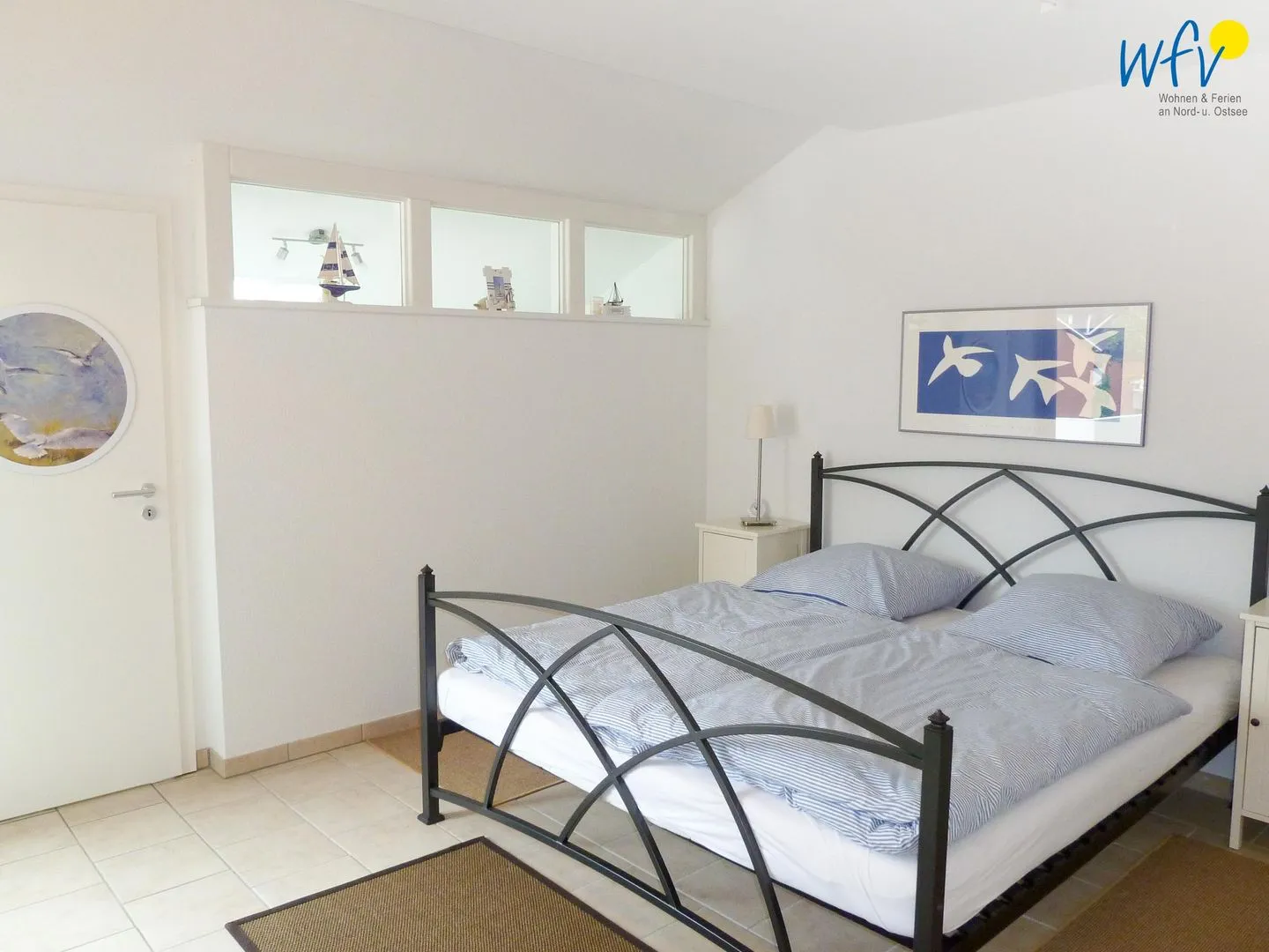 Haus Rasmus Ferienwohnung Kiebitzkoje Langeoog - Schlafzimmer