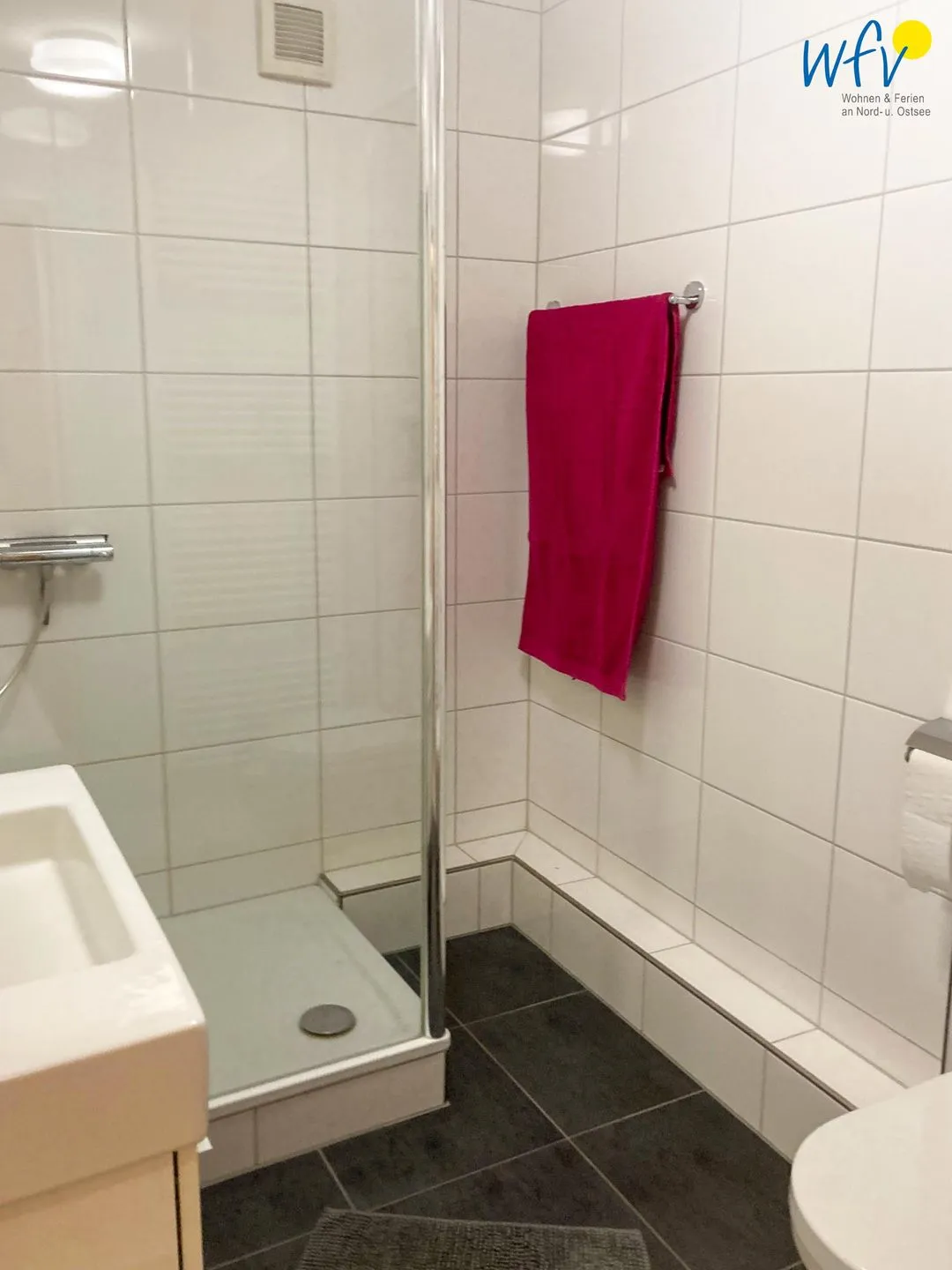 Haus Rasmus Ferienwohnung Kiebitzkoje Langeoog - Badezimmer