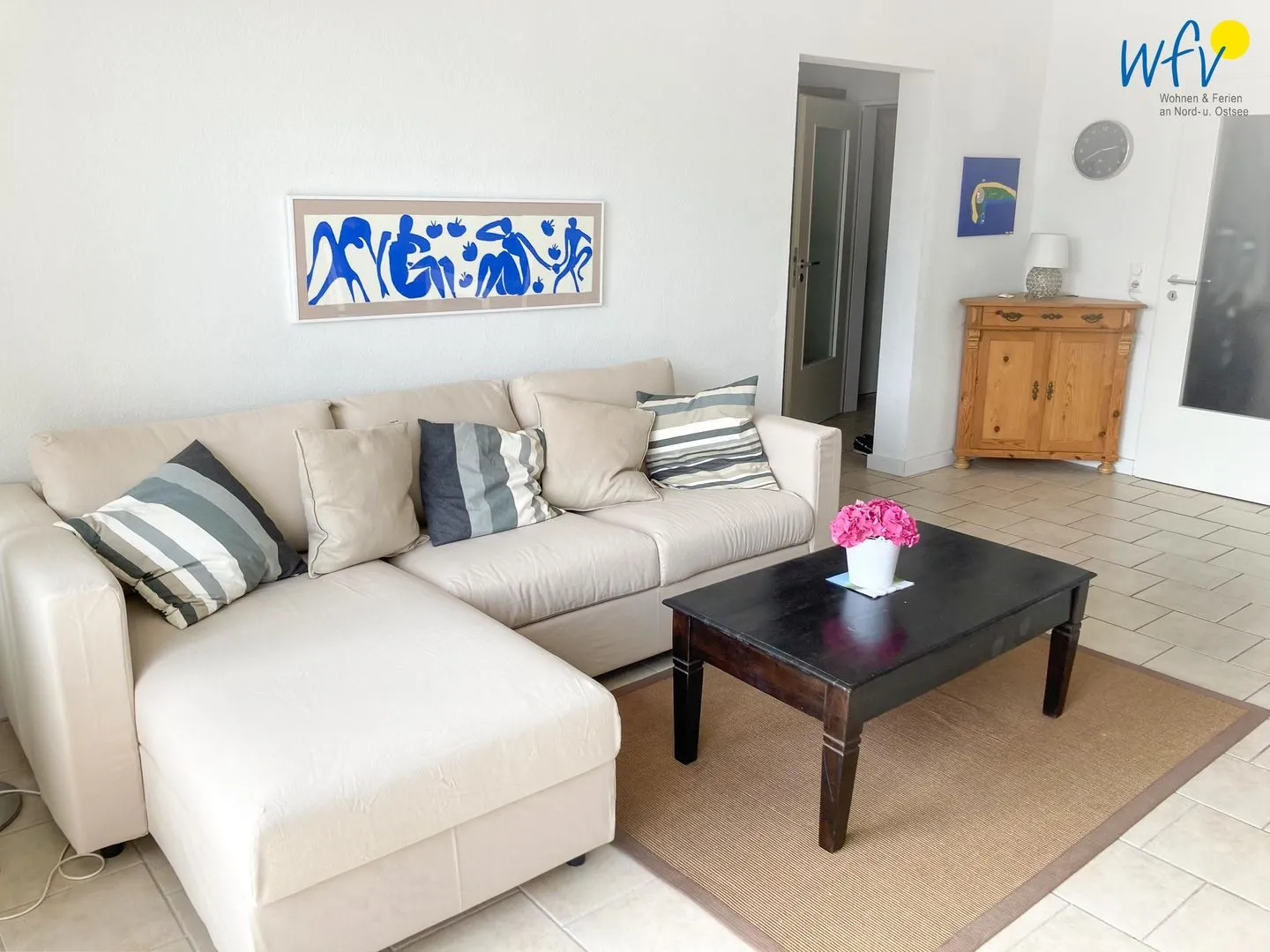 Haus Rasmus Ferienwohnung Kiebitzkoje Langeoog - Wohnzimmer