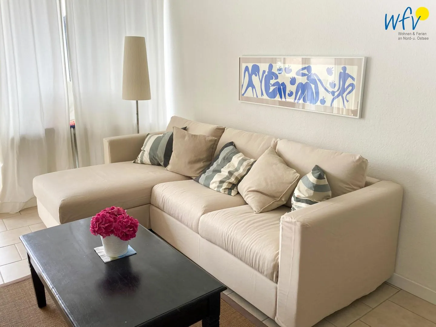 Haus Rasmus Ferienwohnung Kiebitzkoje Langeoog - Wohnzimmer