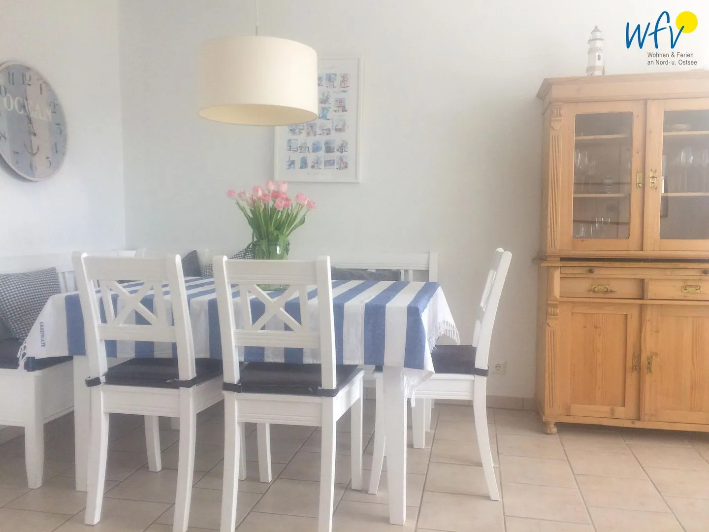 Haus Rasmus Ferienwohnung Kiebitzkoje Langeoog - Küche / Küchenzeile