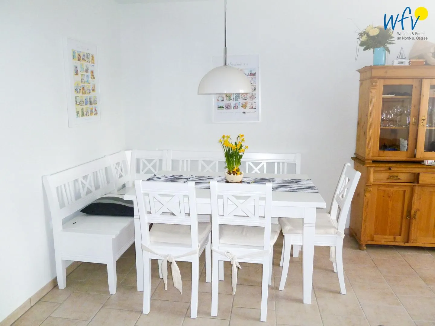 Haus Rasmus Ferienwohnung Kiebitzkoje Langeoog - Küche / Küchenzeile