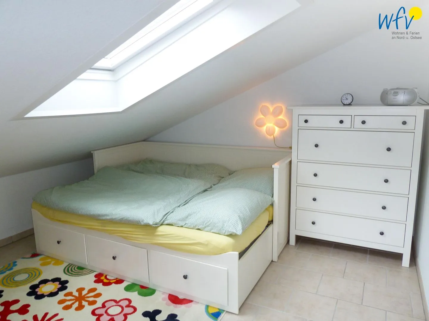 Haus Rasmus Ferienwohnung Kiebitzkoje Langeoog - Schlafzimmer