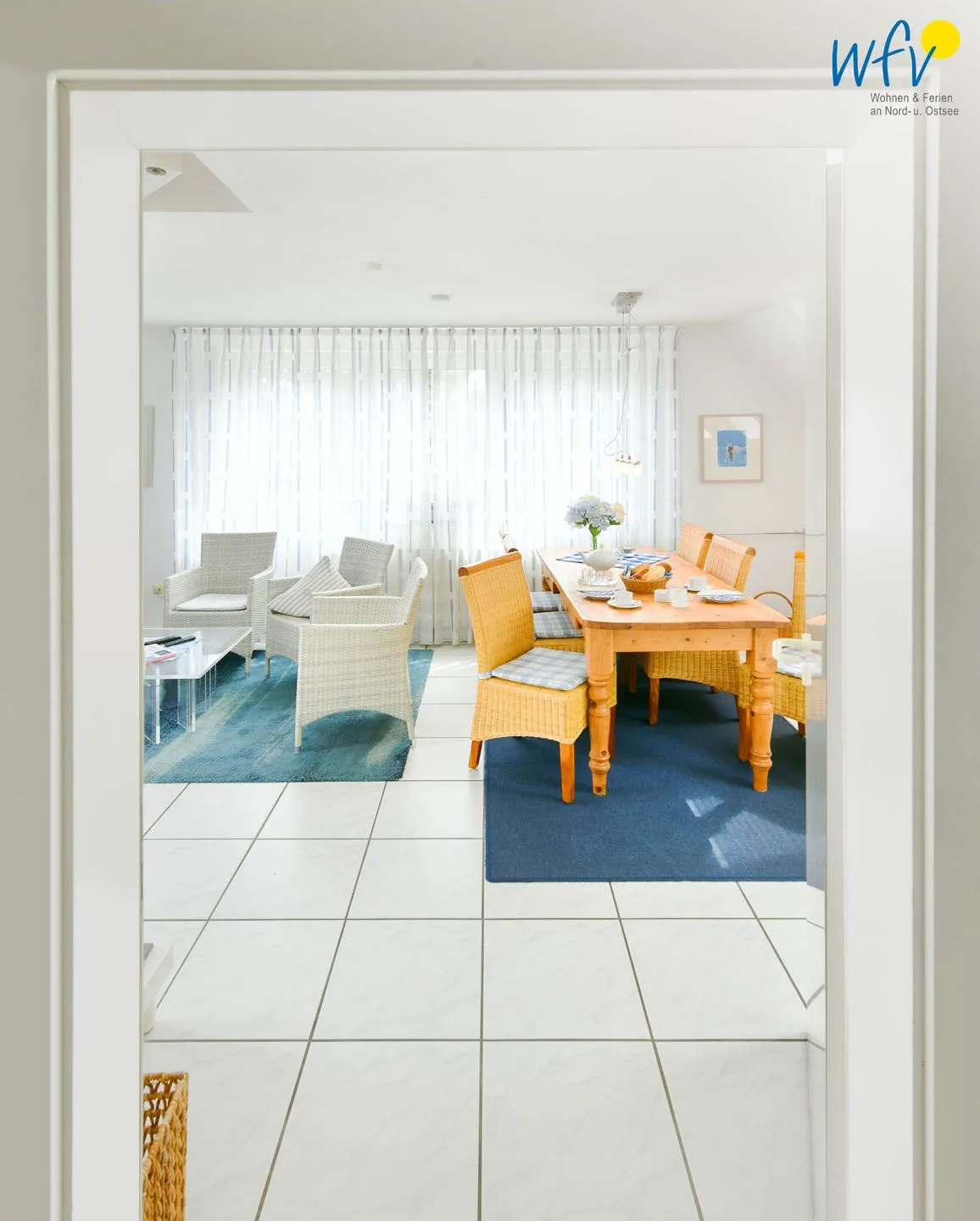Fasanenhof Ferienwohnung Schaefer Juist - Wohnzimmer