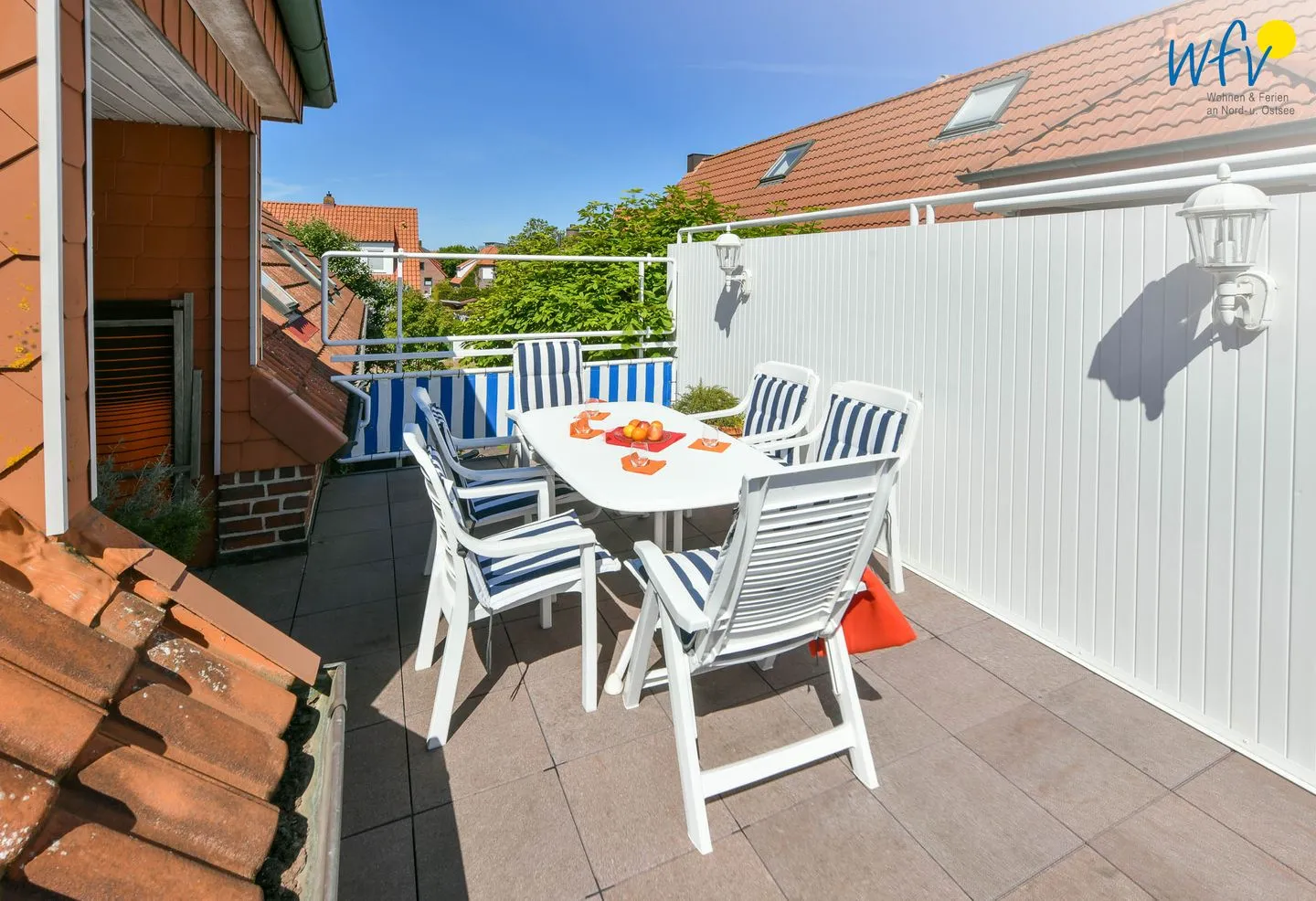 Fasanenhof Ferienwohnung Schaefer Juist - Balkon