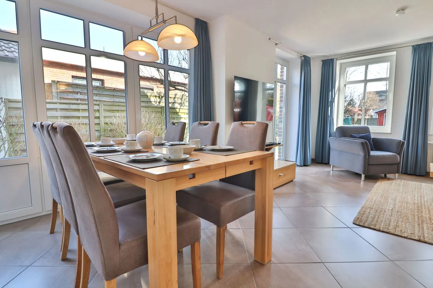 Strandlust Langeoog - Wohnzimmer
