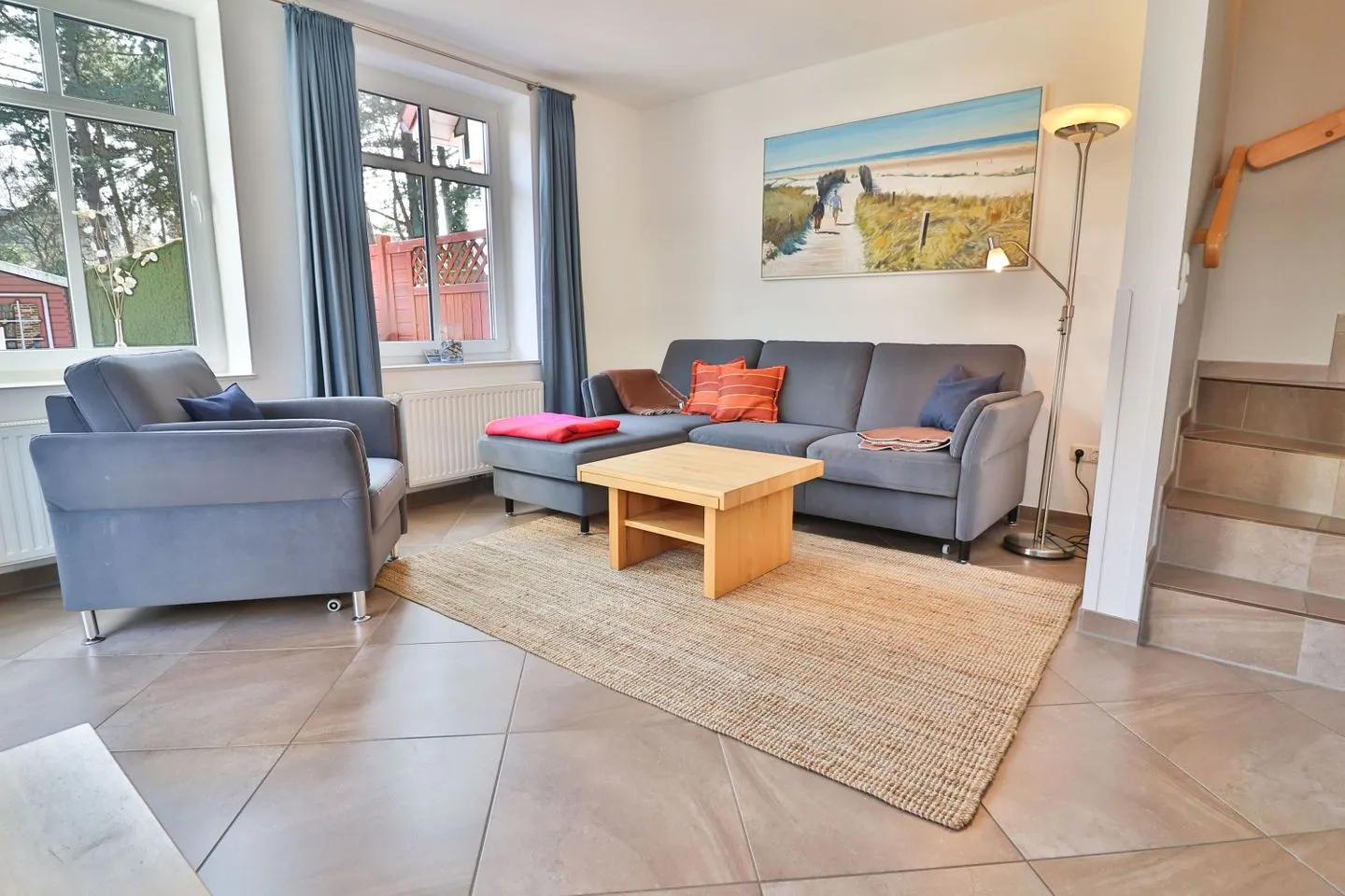 Strandlust Langeoog - Wohnzimmer