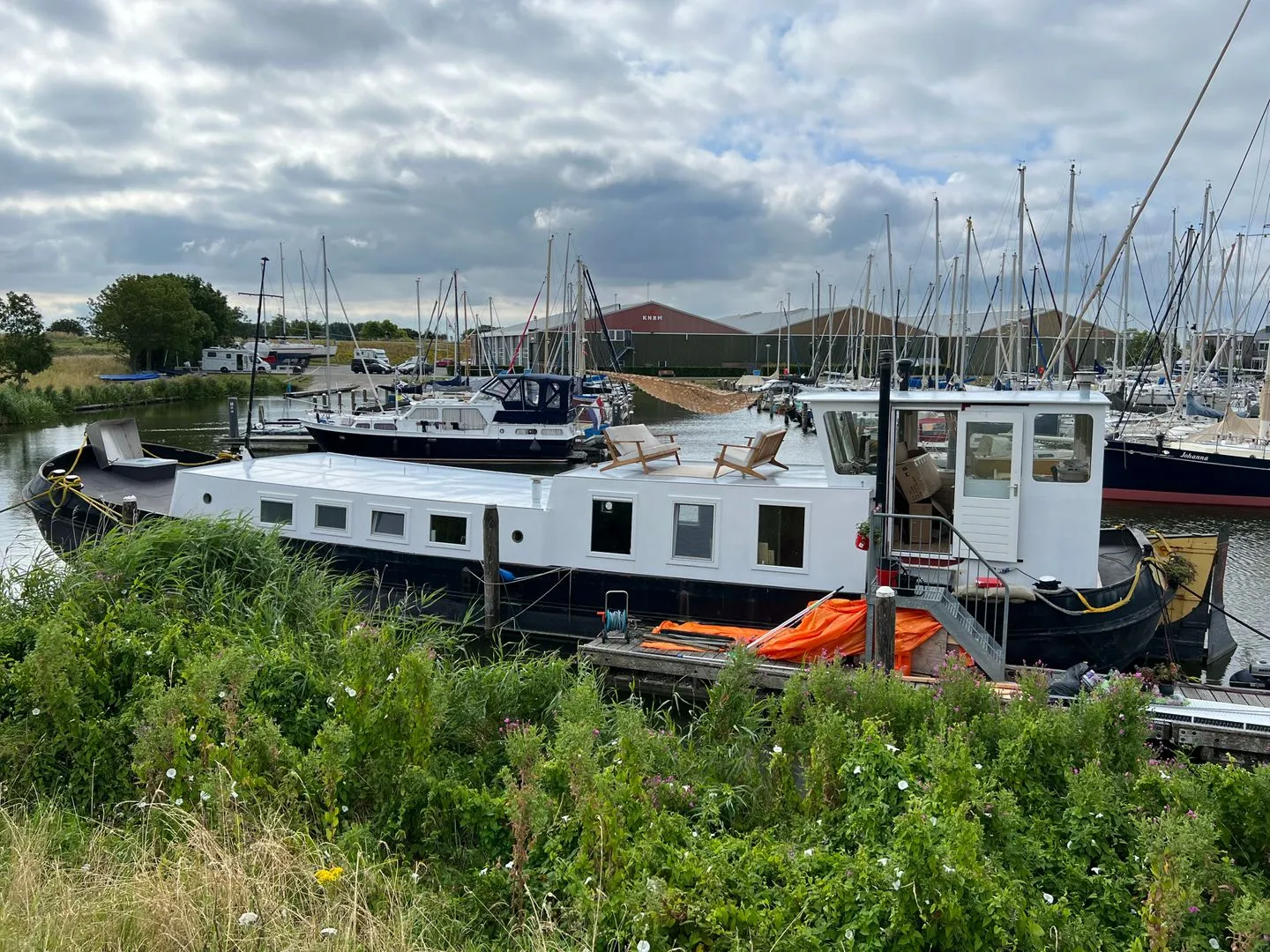Hausboot 'Anna' in Andijk/IJsselmeer Noord-Holland -