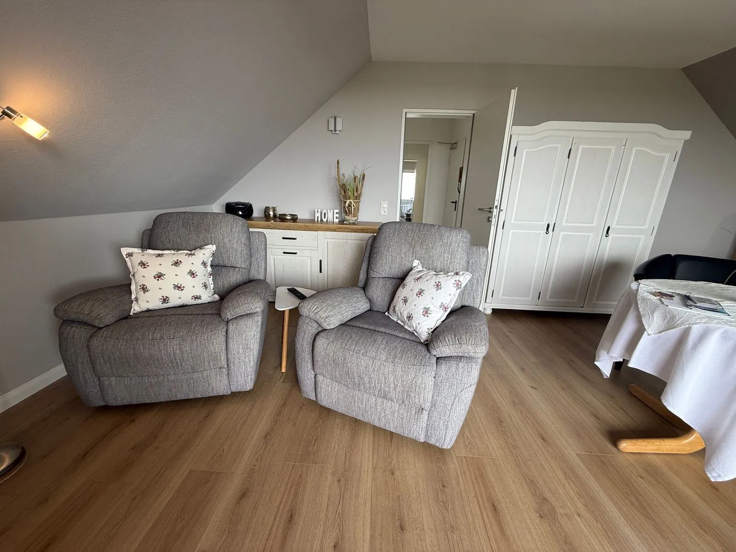 Haus Övern Diek Wohnung 6 Büsum - Wohnzimmer