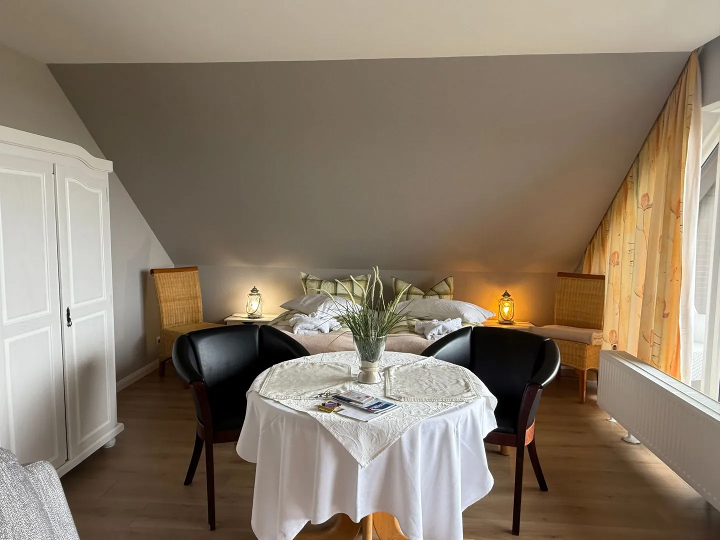 Haus Övern Diek Wohnung 6 Büsum - Schlafzimmer