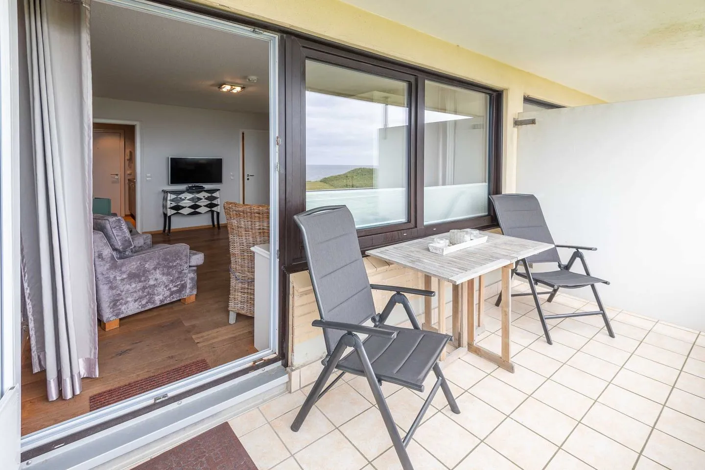 Dünenhof zum Kronprinzen, App. 59 Wenningstedt - Balkon