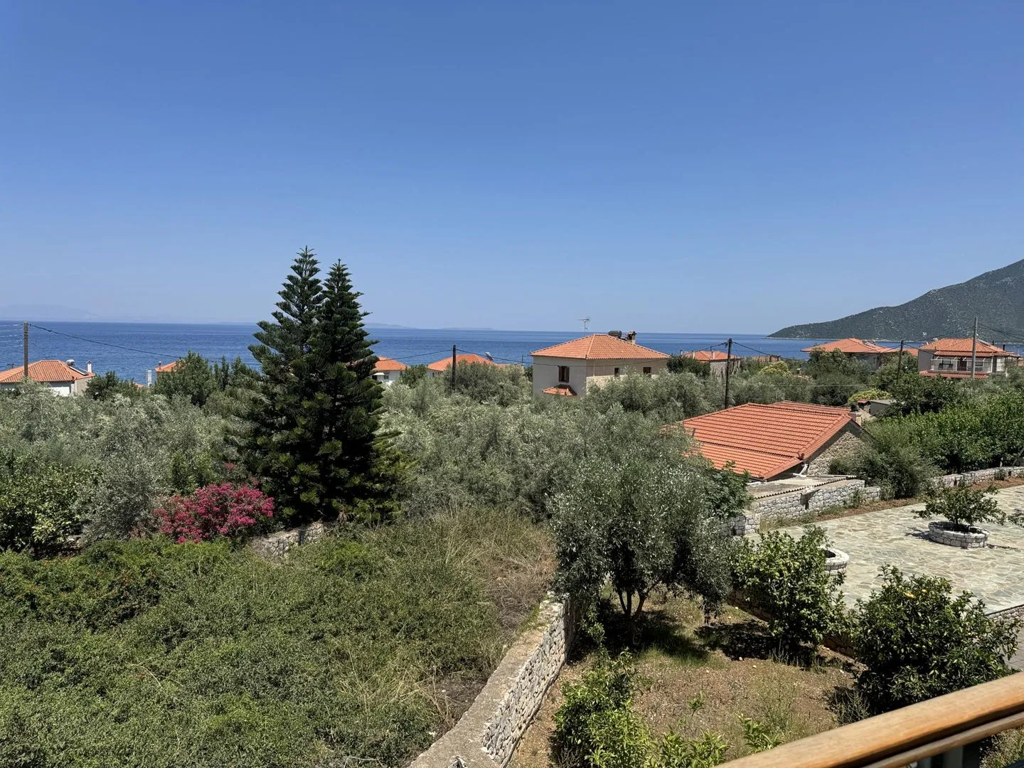 Nanita Stone House Poulithra - Meerblick