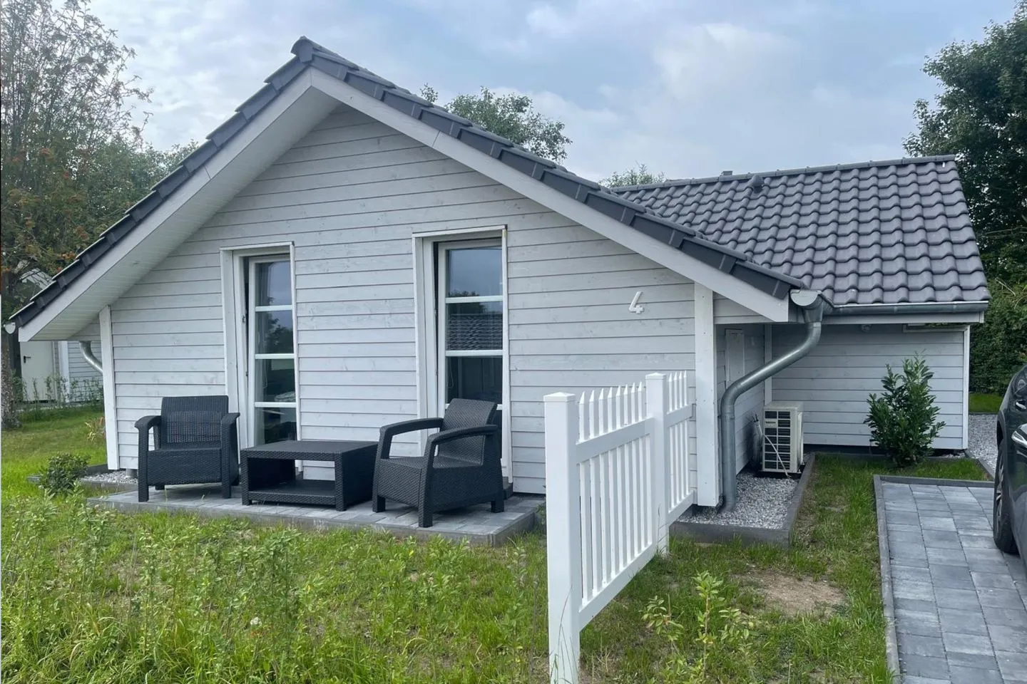 Ferienhaus Bullerbü Holnis - Fassade / Eingang