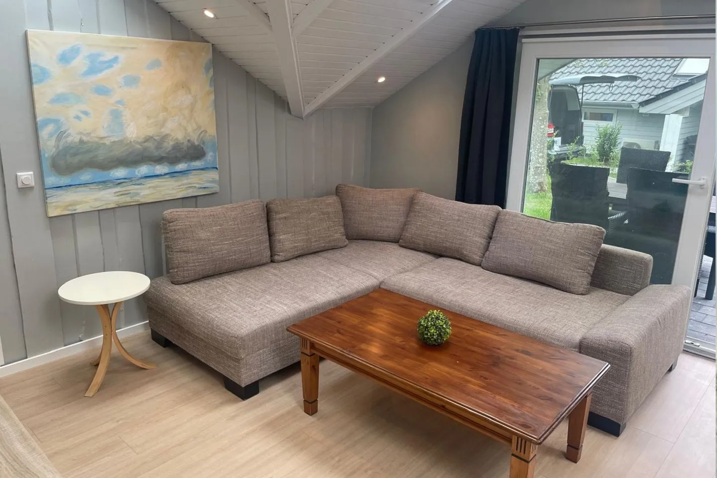 Ferienhaus Bullerbü Holnis - Wohnzimmer