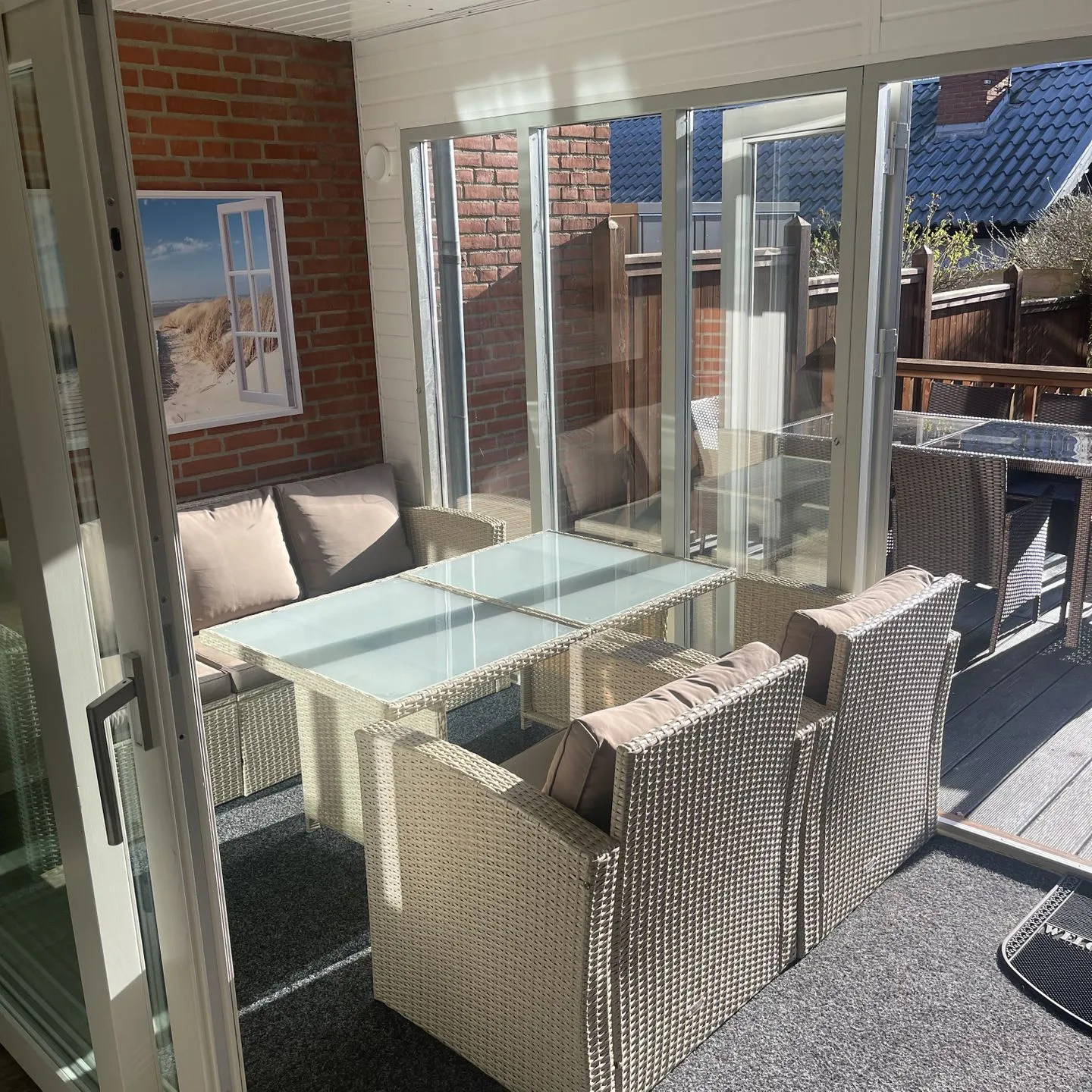 Dreibogen Ferienwohnung Lolle Holnis - Balkon