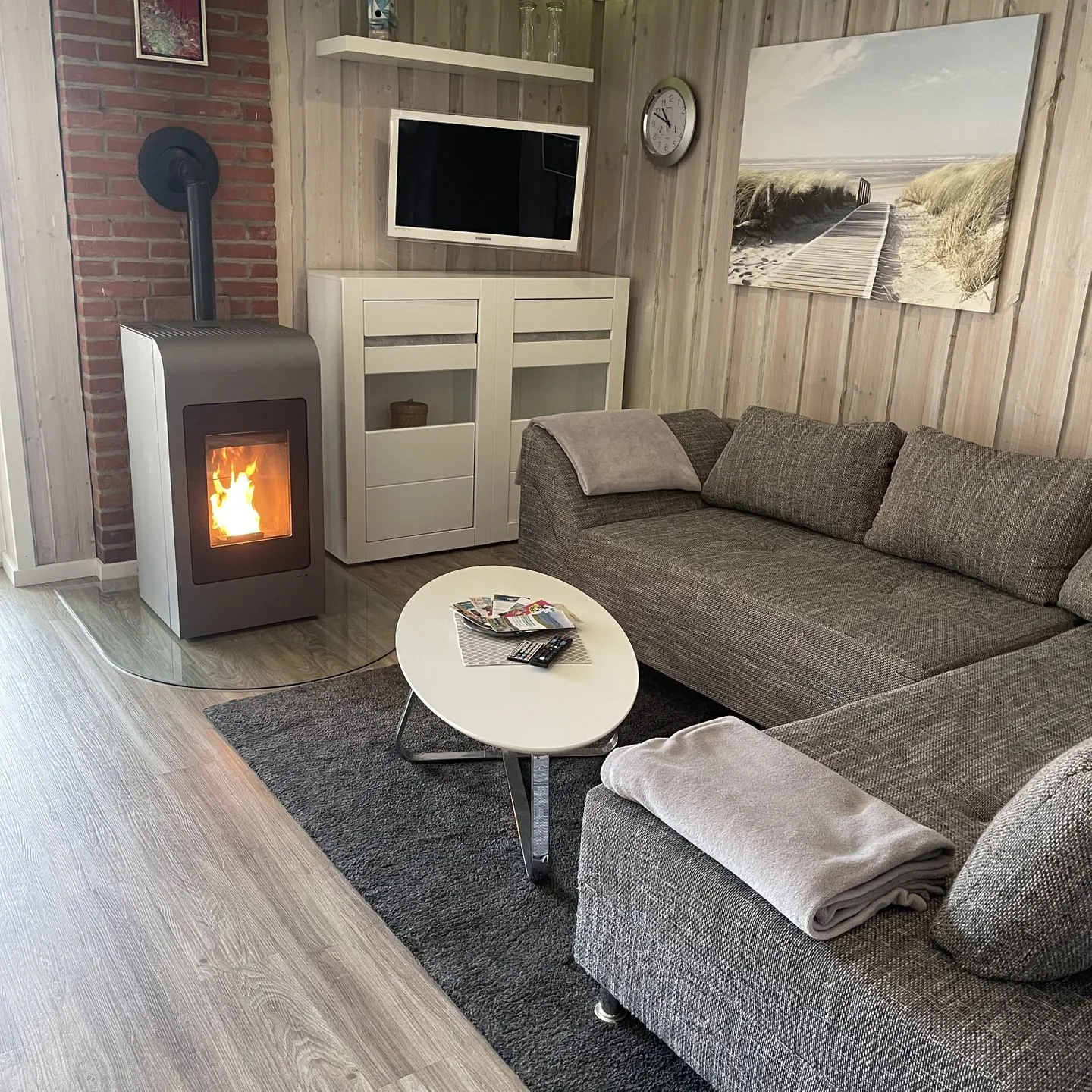 Dreibogen Ferienwohnung Lolle Holnis - Wohnzimmer