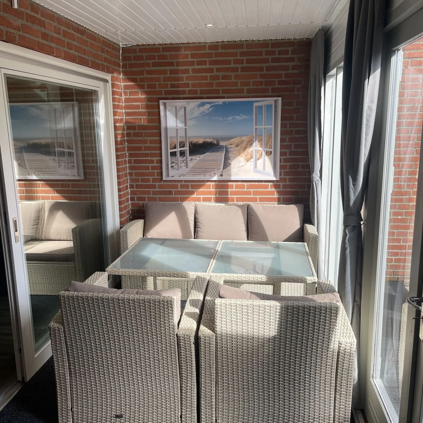 Dreibogen Ferienwohnung Lolle Holnis - Meerblick