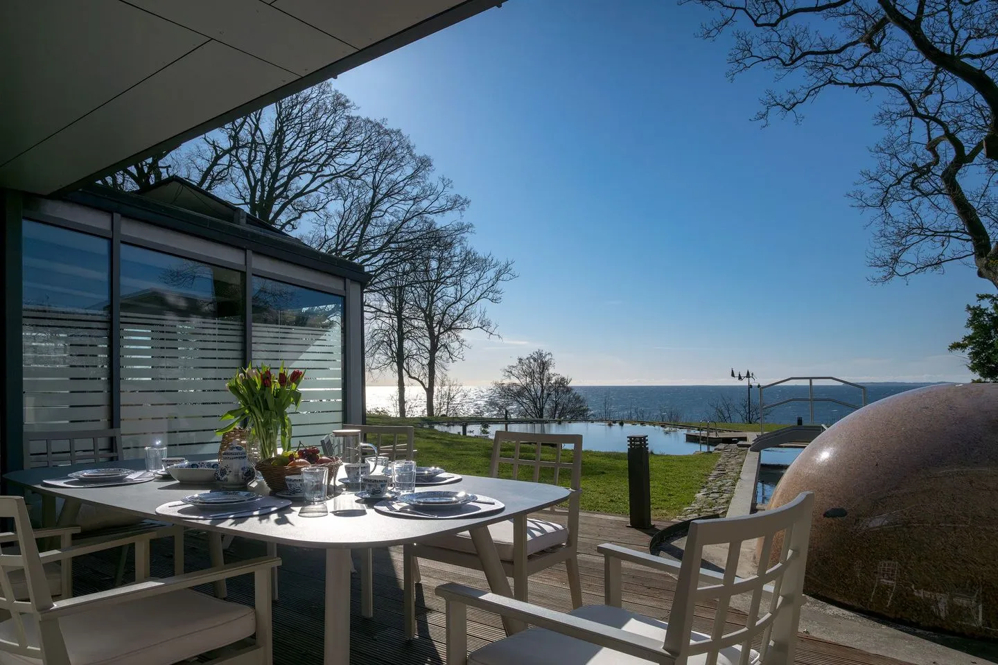 FeWo Silbermöwe - Meerblick,Terrasse, Sauna, Fitness Sassnitz - Terrasse