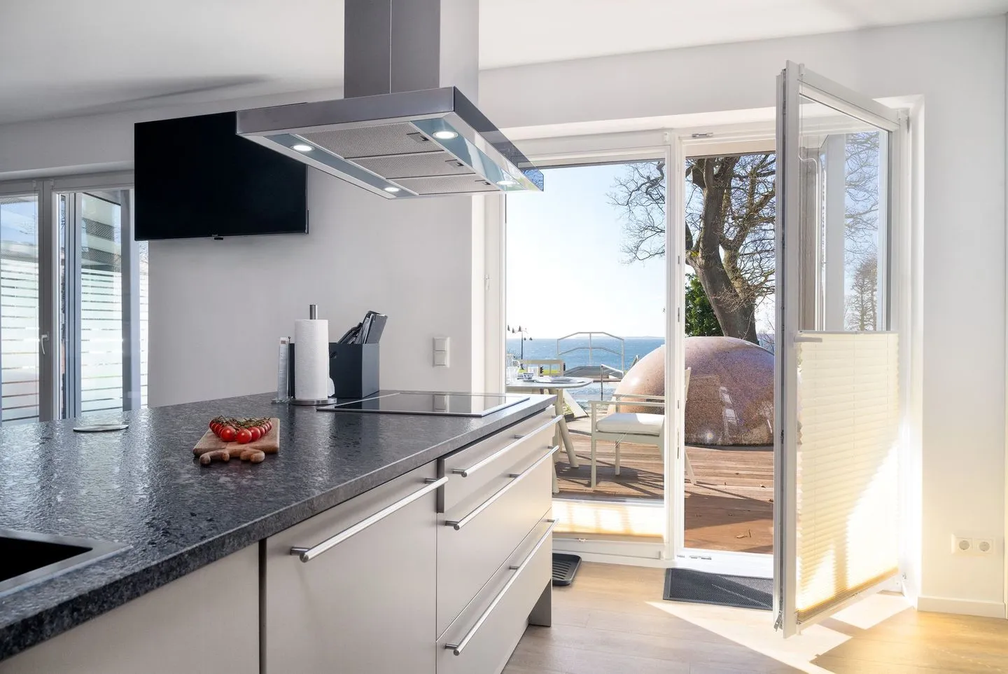 FeWo Silbermöwe - Meerblick,Terrasse, Sauna, Fitness Sassnitz - Küche / Küchenzeile