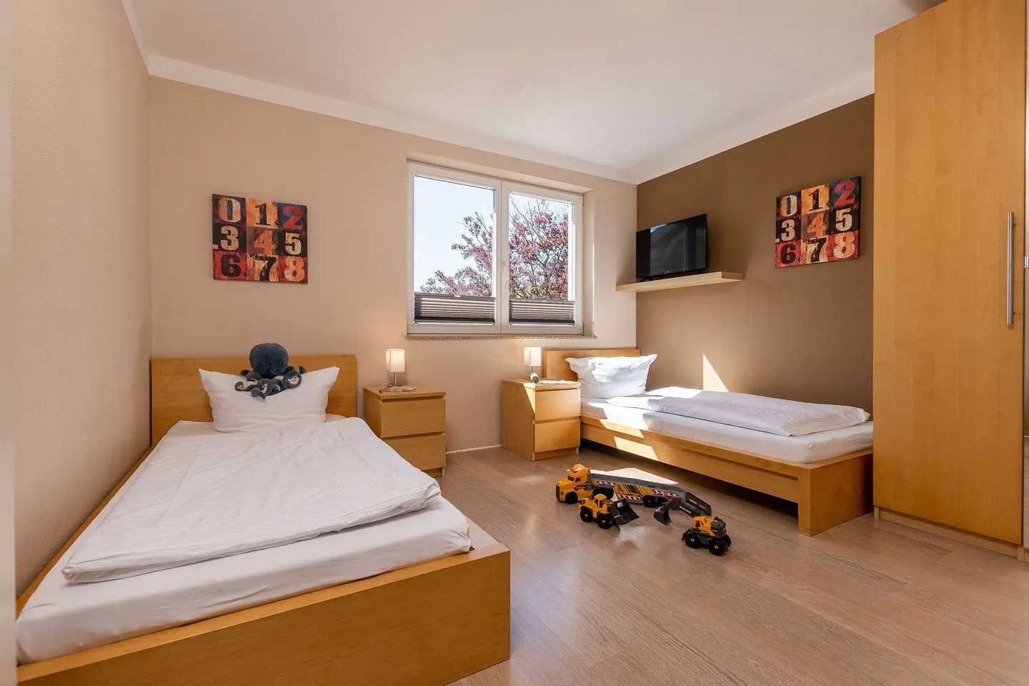 FeWo Seeadler - Sauna, Meerblick, Dachgeschoss Sassnitz - Schlafzimmer