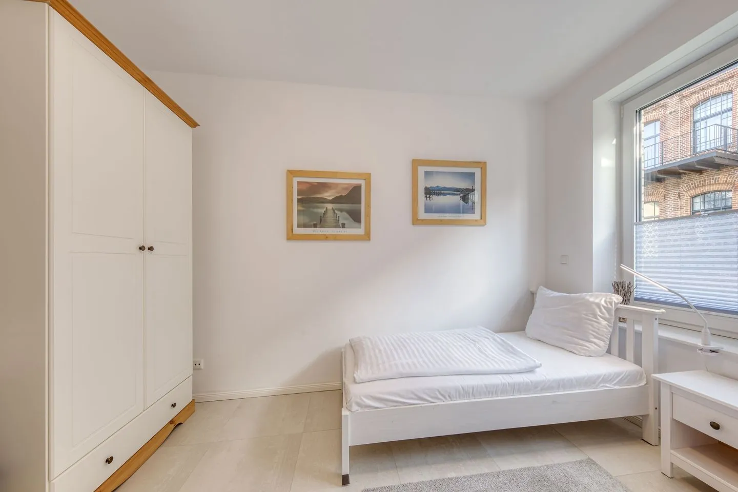 Pusteblume Malchow - Ferienwohnung Pusteblume in Malchow Blick in eines der Schlafzimmer