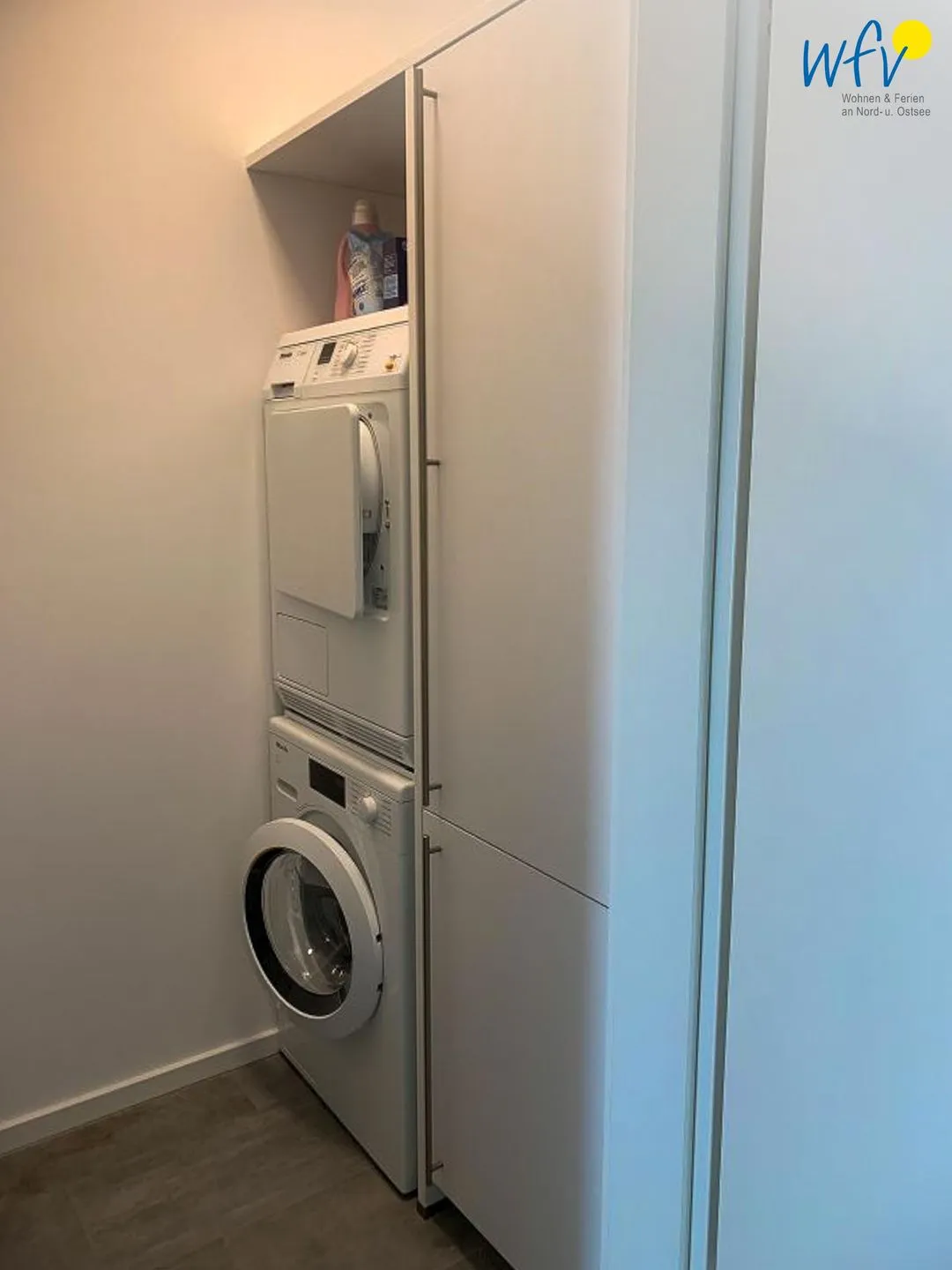 Haus Seeblick Ferienwohnung Strandgold Wangerooge - Waschmaschine