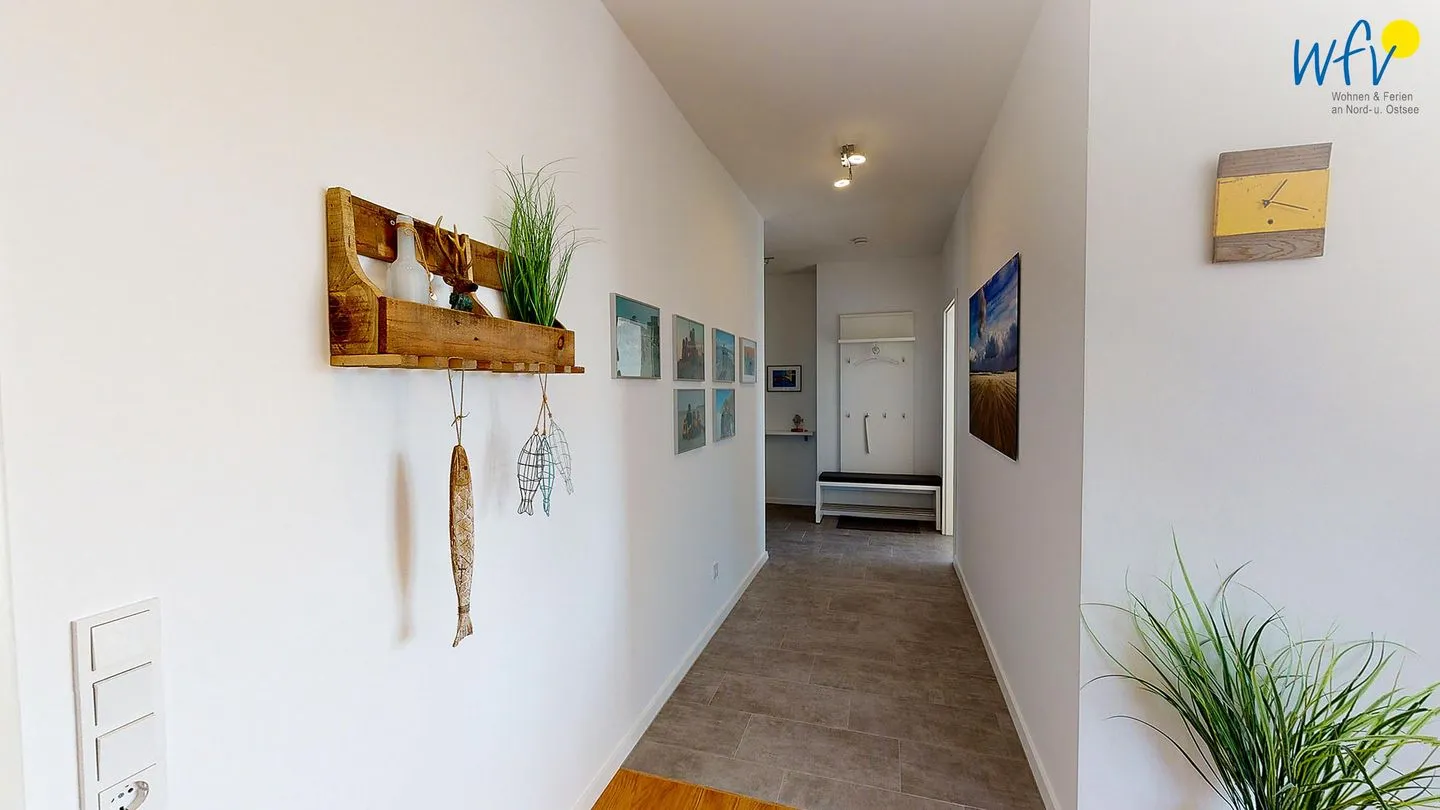 Haus Seeblick Ferienwohnung Strandgold Wangerooge - Flur