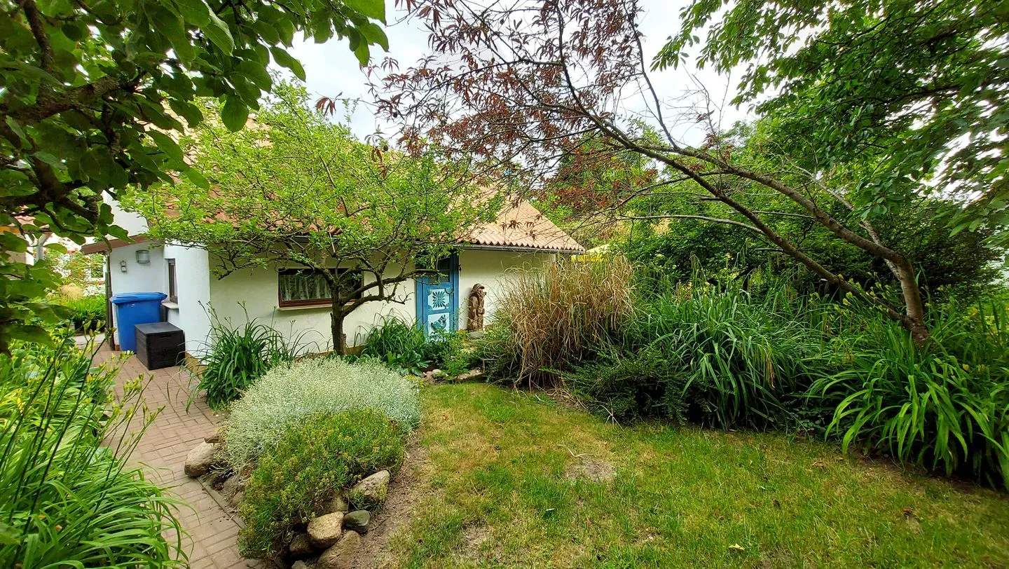 Ferienhaus Julchen Samtens - Garten