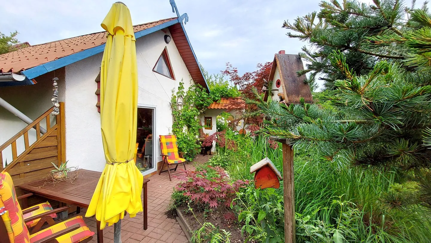 Ferienhaus Julchen Samtens - Terrasse