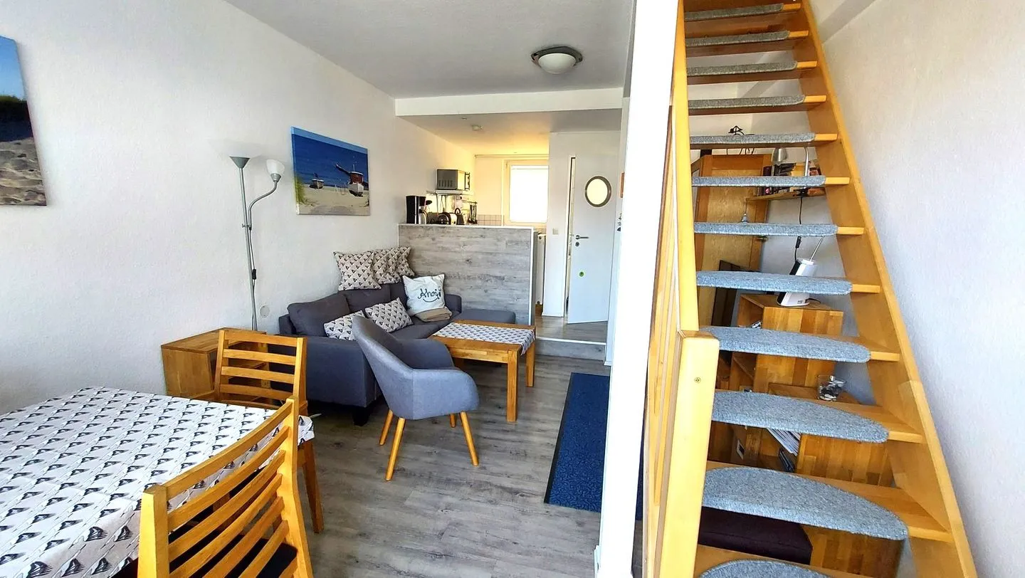 Ferienwohnung AHOI Thiessow - Wohnzimmer