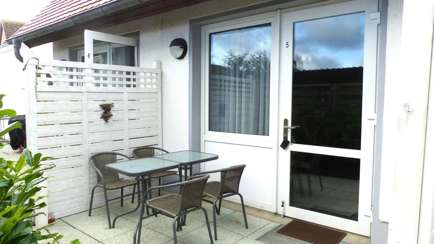 Ferienwohnung AHOI Thiessow - Terrasse